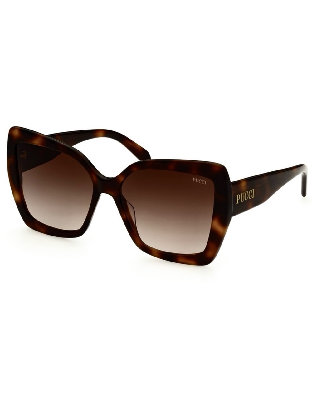 EMILIO PUCCI TORTOISE BUTTERFLY SUNGLASSES